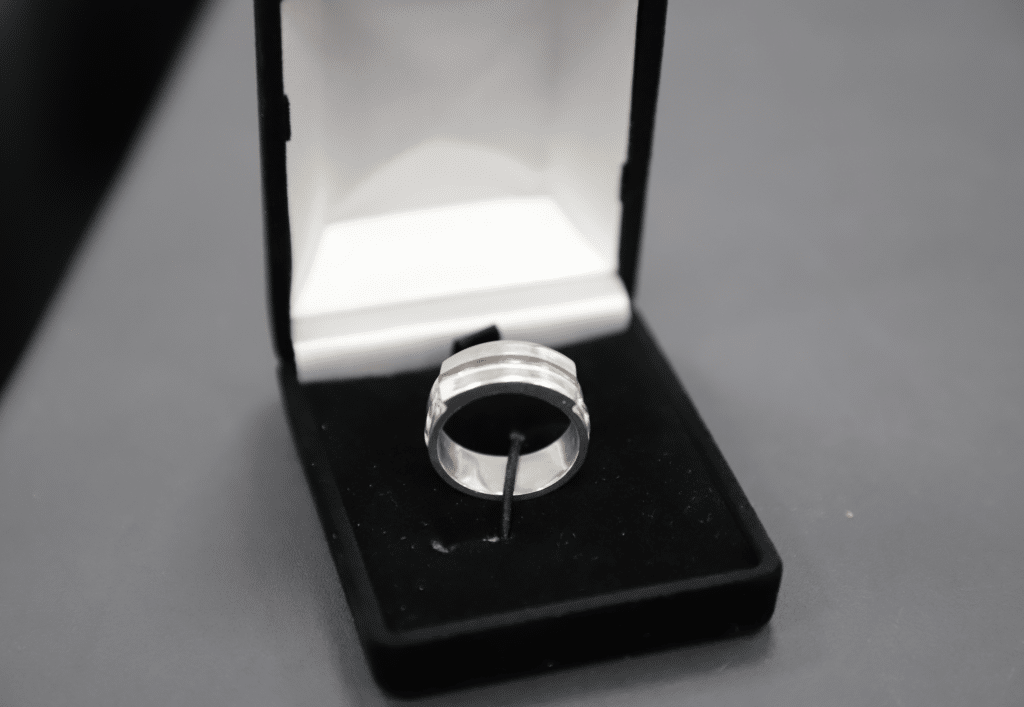 Silver and Bronzer winning ring