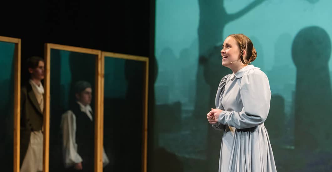 91 College, musical, Jane Eyre, 91pierpopint, theatre, production, 2021