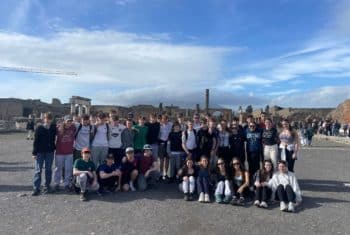 Pompeii Tour Group Photo